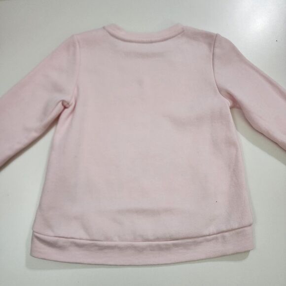 H&M Girls The Simpsons Lisa Pink Flower 3D Gems Sweatshirt Sweater Size 3-4 - Picture 10 of 10